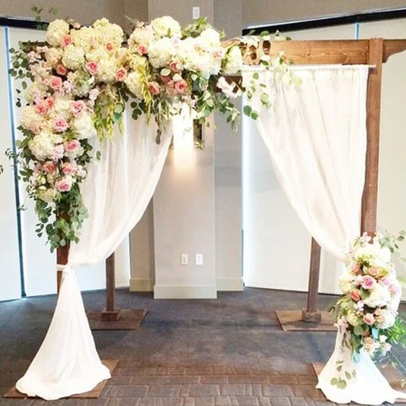 Custom wedding decoration items simulation flowers decorate the wedding tracery wall setting wall, tie arch window flower art