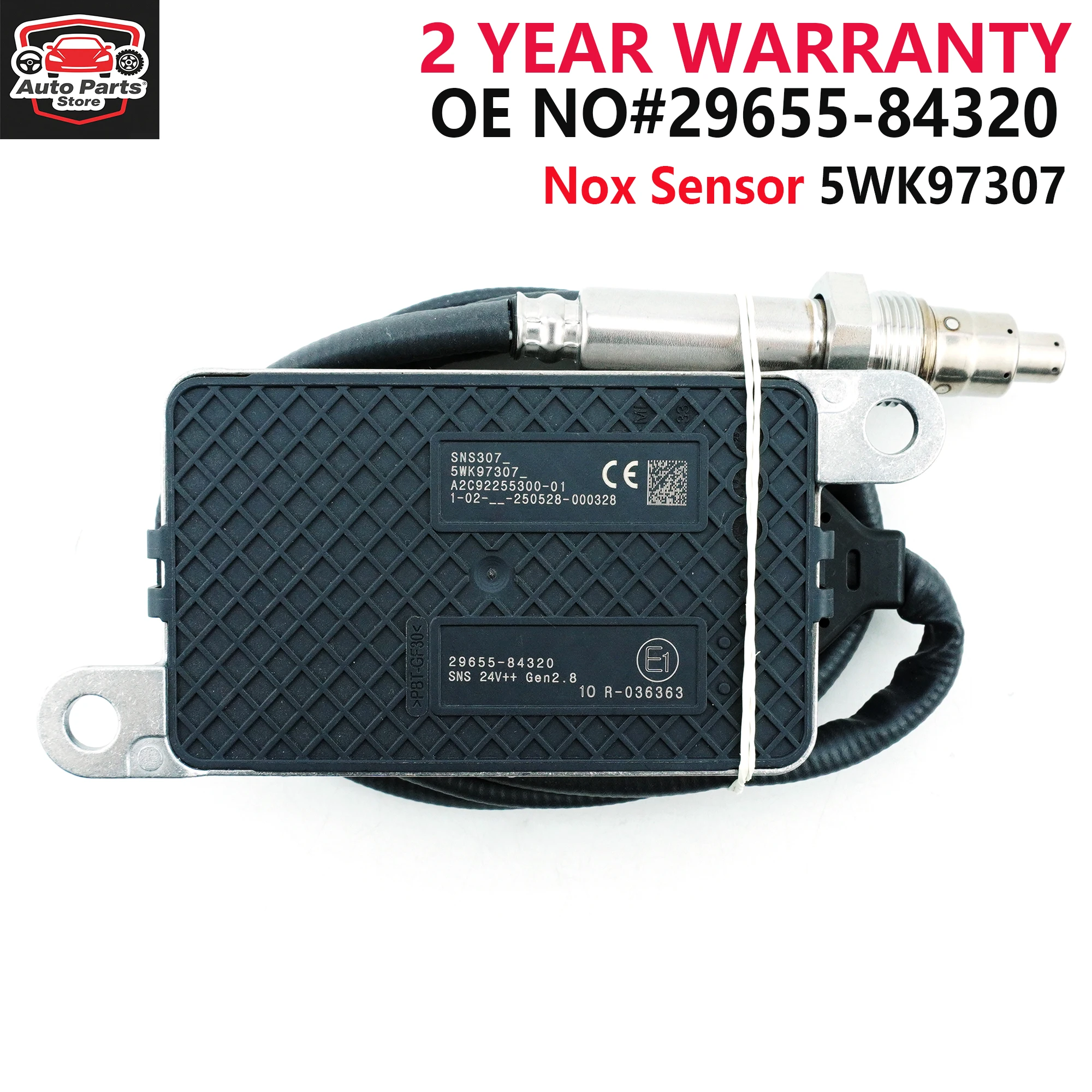 

5WK97307 29655-84320 29655 84320 5WK9 7307 New Nitrogen Oxide Sensor 24V For Hyundai Truck