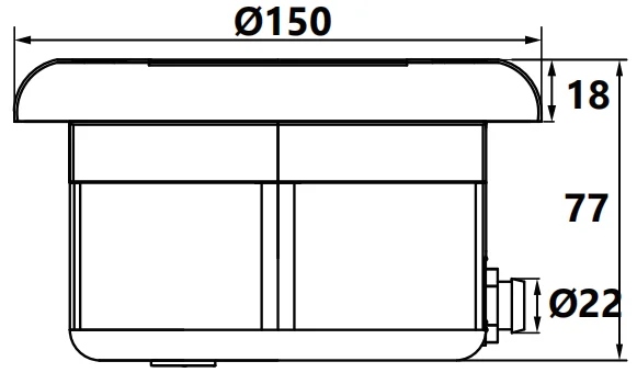 Stainless Steel Light Emitting Diode for Swimming Pool with Remote Wireless Switch