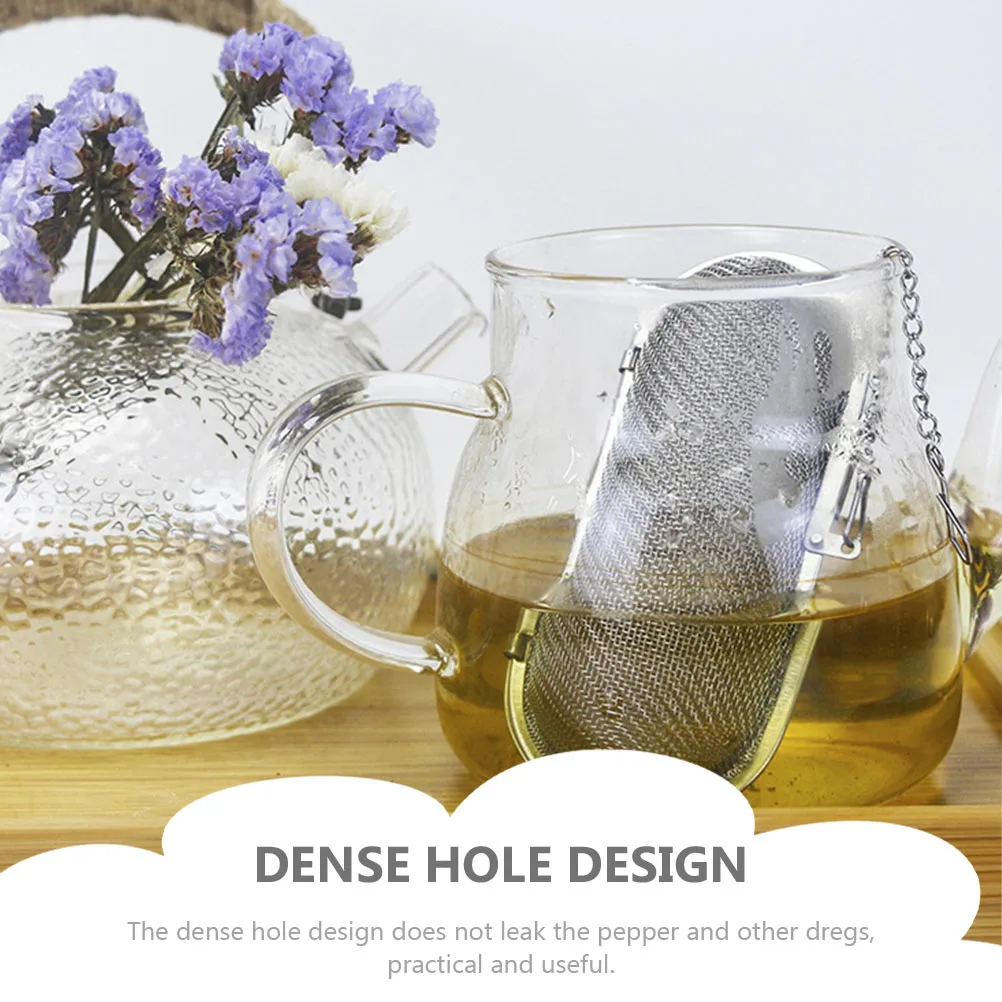 

2Pcs Creative Tea Infusers Stainless Steel Filter Baskets for Kitchen Home Use Easy to Clean and Safe Tea Strainer