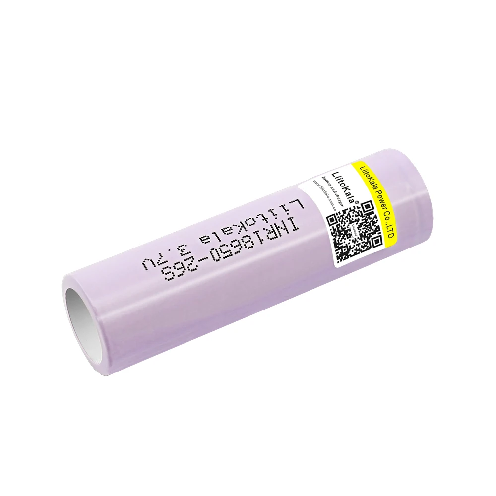 بطاريات LiitoKala أصلية جديدة 26S 3.7 فولت 18650 2600 مللي أمبير في الساعة ليثيوم قابلة للشحن التفريغ المستمر 15A للأدوات الكهربائية بدون طيار + صندوق