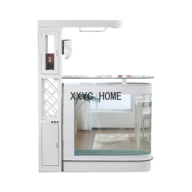 

Fish Tank Wine Cabinet Home Partition Screen Creative Hallway Medium and Large Change Water Ecological Aquarium