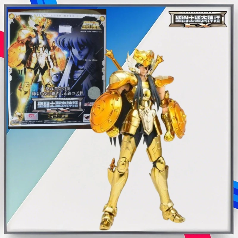 

In Stock Saint Seiya Bandai Saint Clothes Myth EX Gold Libra Purple Dragon Collection Gifts Toys
