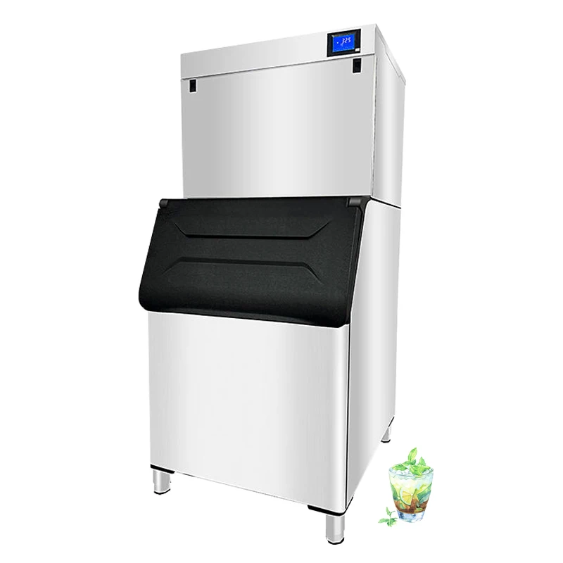 Ice Maker Machine Commercial 500kg Stainless Steel Ice Blocks Making Automatic Ice Cube Machine For Business Bar