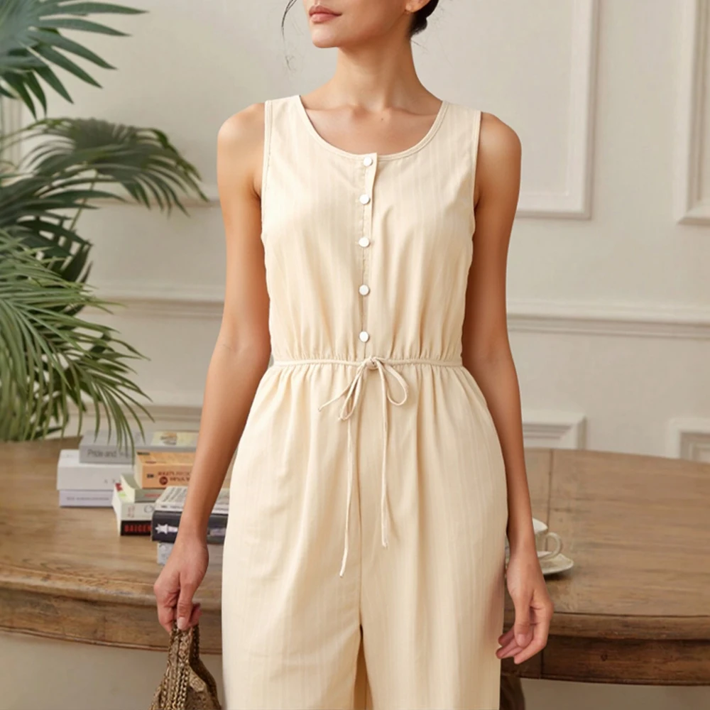 حللا الصيف بسيطة لائق الصلبة زر الجبهة الدانتيل متابعة أكمام مغرفة الرقبة عارضة مكتب سيدة حللا للنساء #3