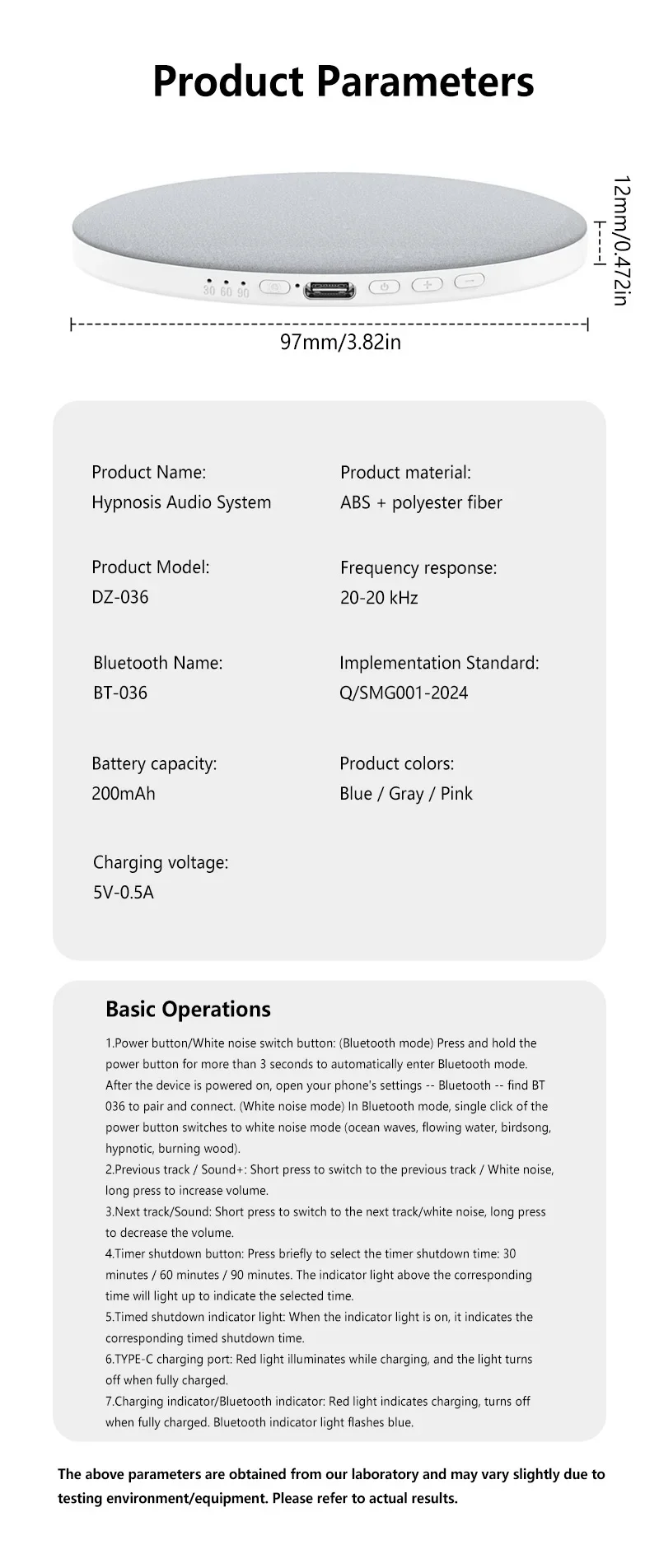 

Портативная Bluetooth-колонка для сна под подушку, мягкая аудиосистема для кровати, для релаксации и домашнего отдыха