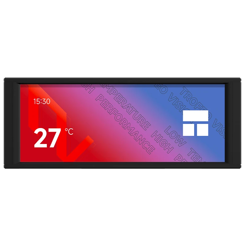 Thermalright TROFEO VISION LCD 6,86-Zoll-Vollfarbdisplay USB-Smartcase Sekundärbildschirm 1280 * 480 Auflösung magnetisches Design
