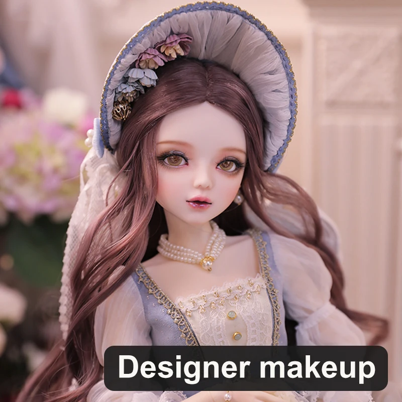 1/3 BJD Doll Designer makeup Ball Jointed 60 CM Doll For Girls Gift Full Set Body Doll With Fashion Clothes Shoes Wig Toy