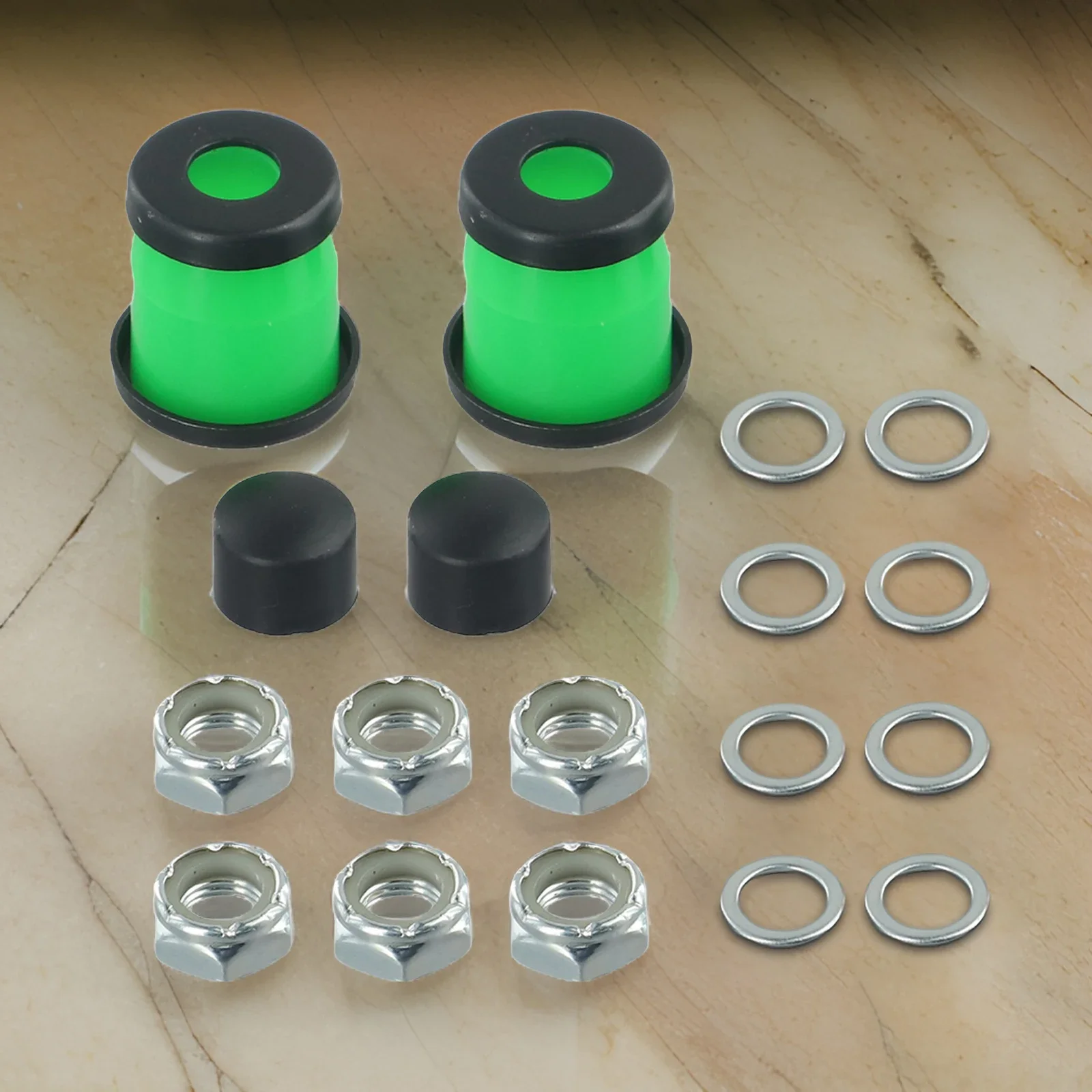 5 Inches Double Rocker Bracket High Quality Skateboard Truck Rebuild Set Pivot Cups Nuts Washers and Bushings