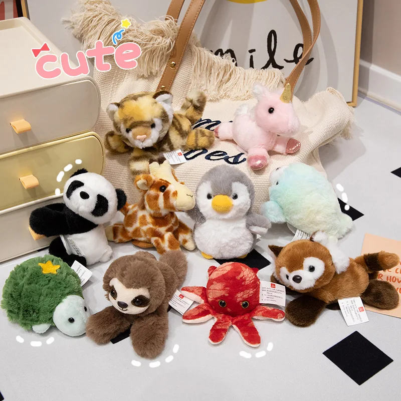 Cute Eye-catching Animal Doll With Magnets Can Stand On Your Shoulder Zoo Series Shoulder Magnetic Doll Boy Girl Birthday Gift
