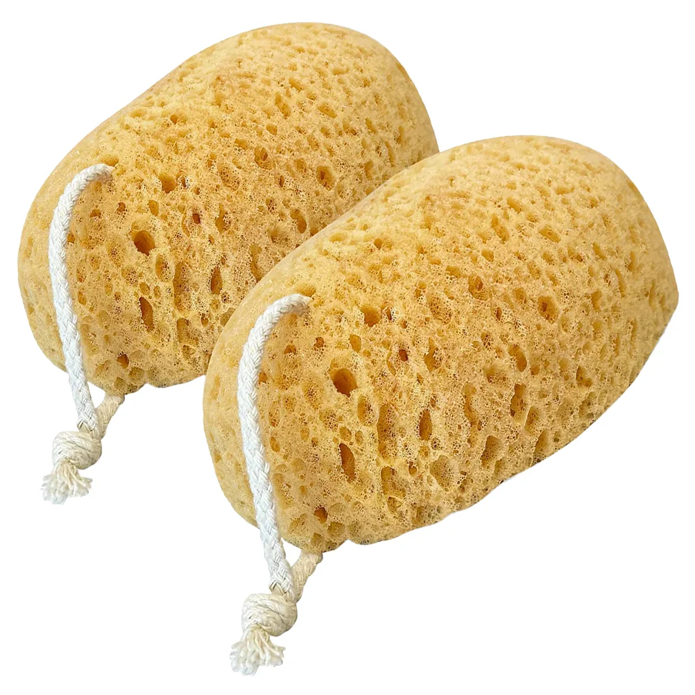 2 Pcs Bath Sponges for Shower Baby Bathing Mens Gel Body African Scrubbing Net Scrubbers Women