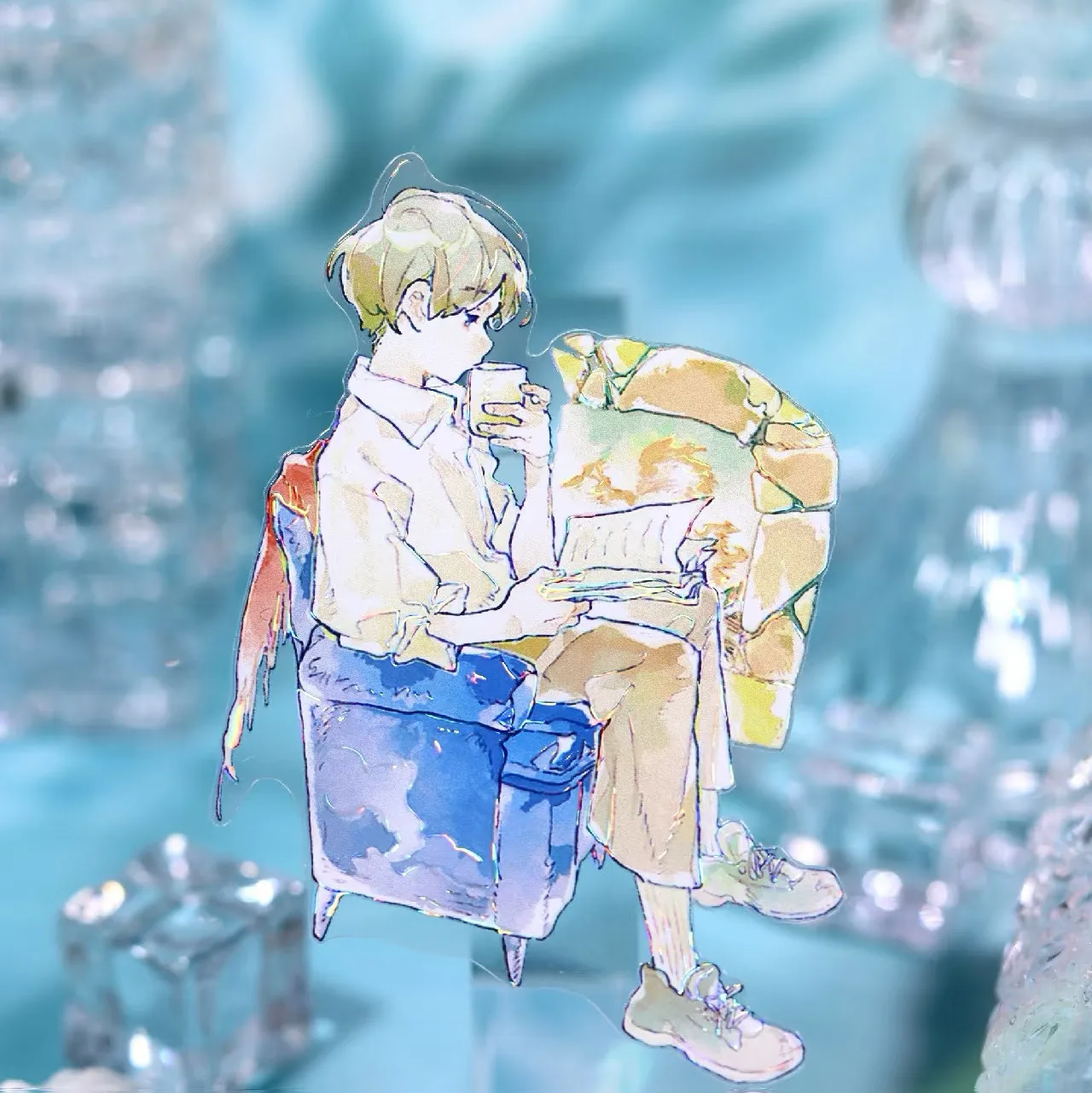 

1 Loop Washi Pet Tape Shiny Cute Girls NoOS Not Working Overtime Boys Joys and Sorrows Machine Collage Custom 3.11