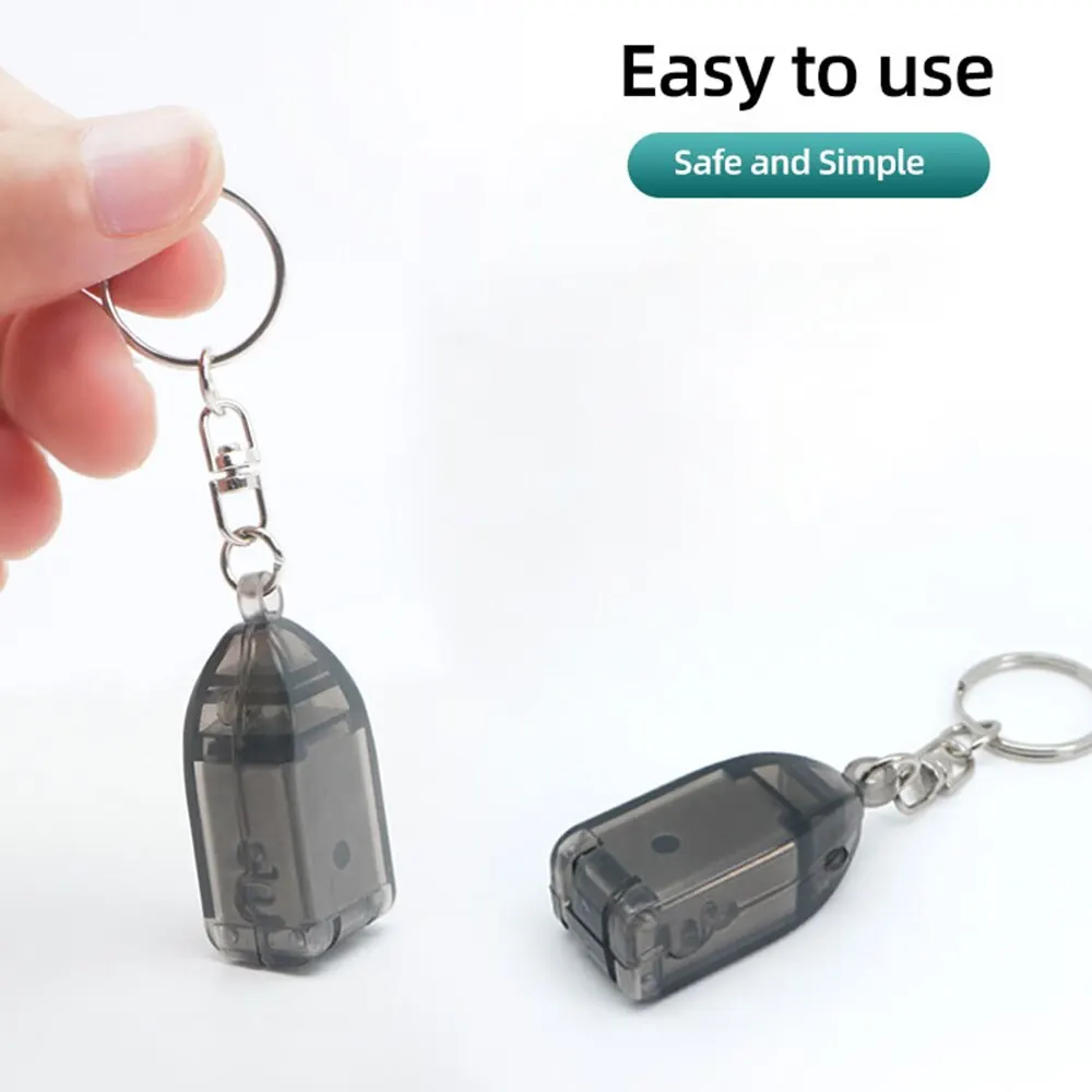 2023 Hot Best New Seller Mini Portable Nail Clipper Plastic Handle Rotary Nail Clipper with Key Ring from China Factory