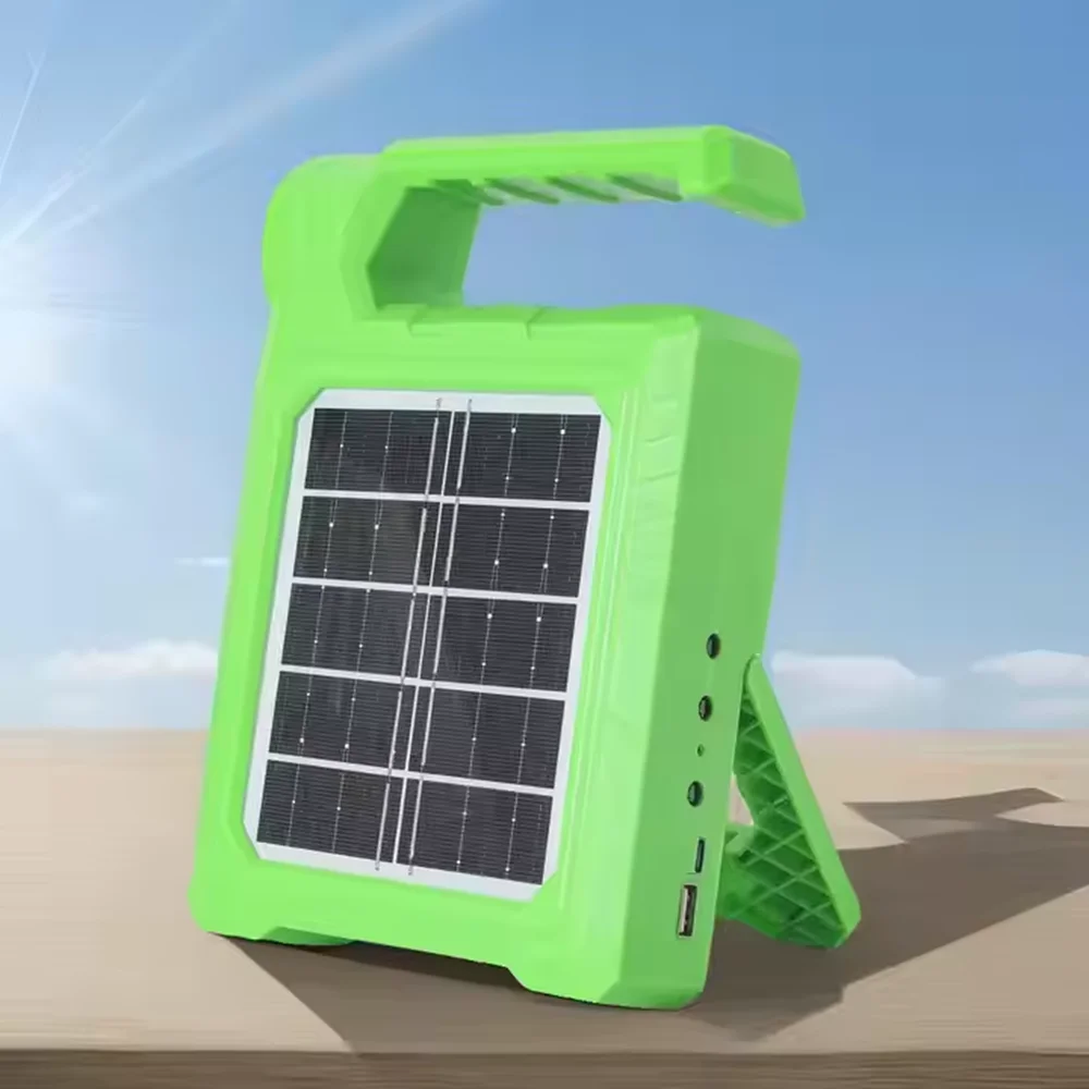 USB Portable Solar Energey Lighting System 3 Free Led Bulbs Emergency SOS Flashlight Flood Lamps for Camping Light