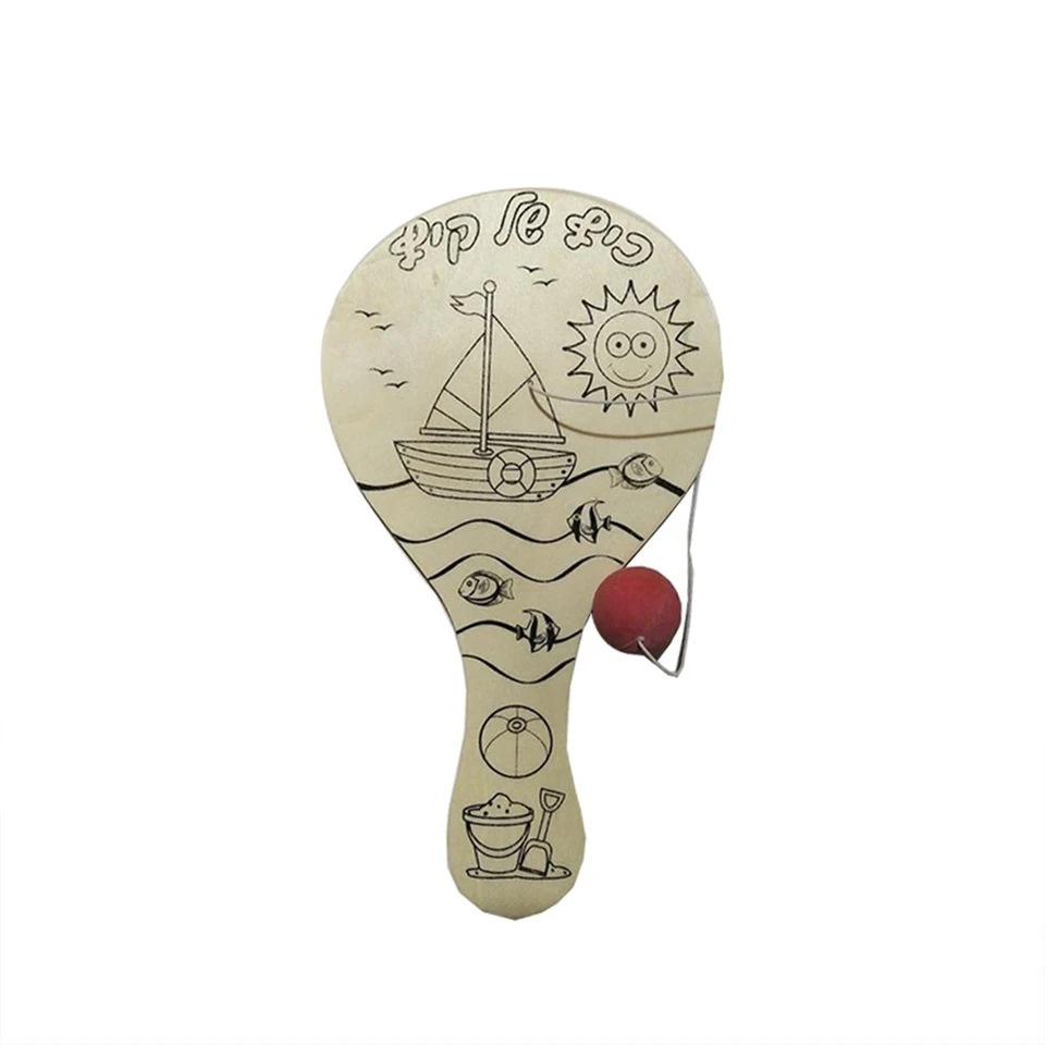 Set De 10 Paletas De Madera Para Pintar Y Decorar – Manualidades DIY Con Cuerda Para Juego De Rebote, Ideal Para Fiestas Y Actividades Creativas