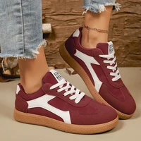 Mix Color Women Sneakers 2026 Spring New Platform Luxury Flat Vulcanized Shoe Female Lace-Up Non-Slip Casual Skateboarding Shoes - Image 3