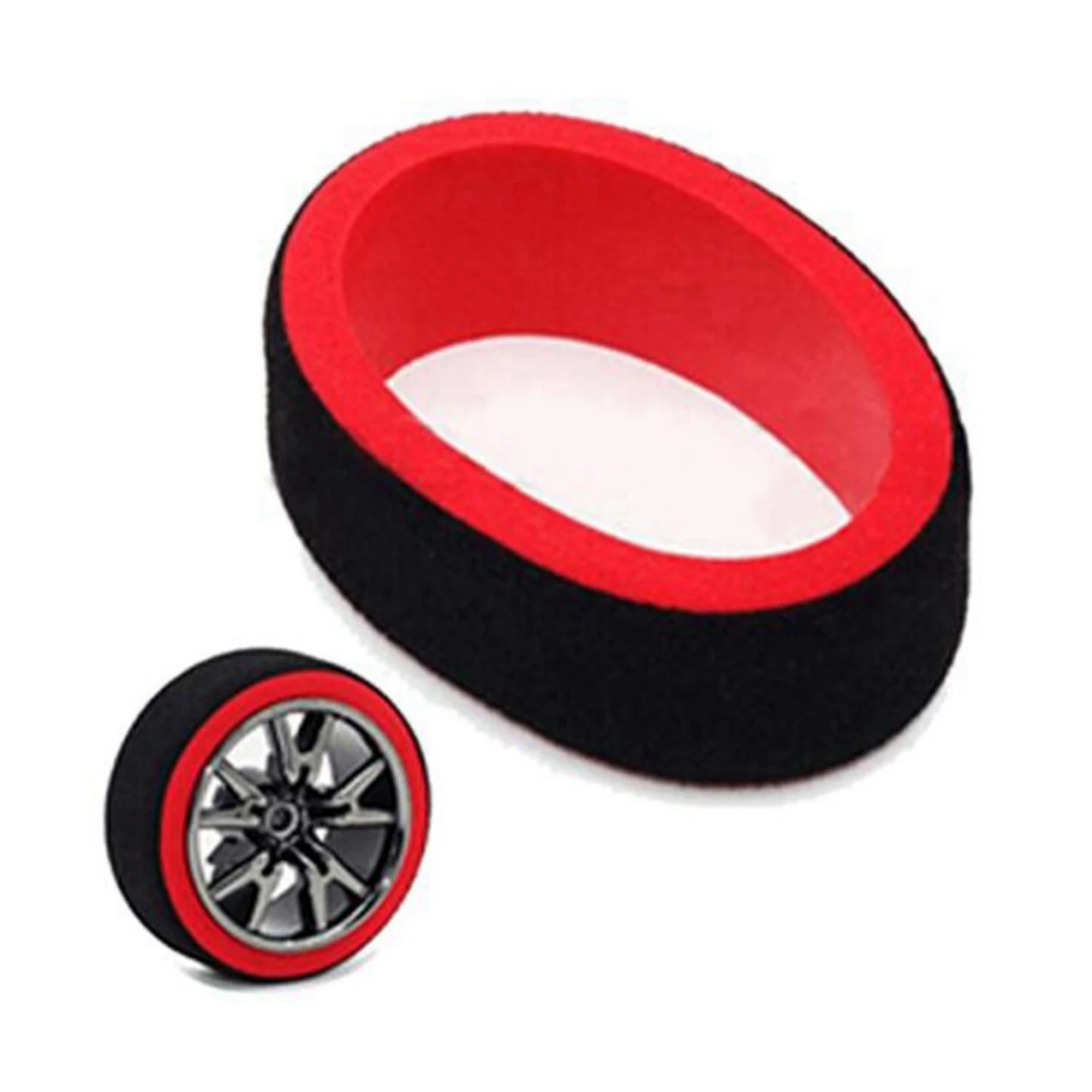 L79A RC Cars Transmitter Steering Wheel Foam Grip Hand Wheel Sponge for Futaba 3Pv