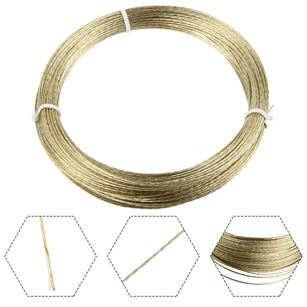 Professional Car Windshield Cutting Wire 22m Braided Steel Roll 0 8mm Thickness Easy And Quick Polyurethane Removal