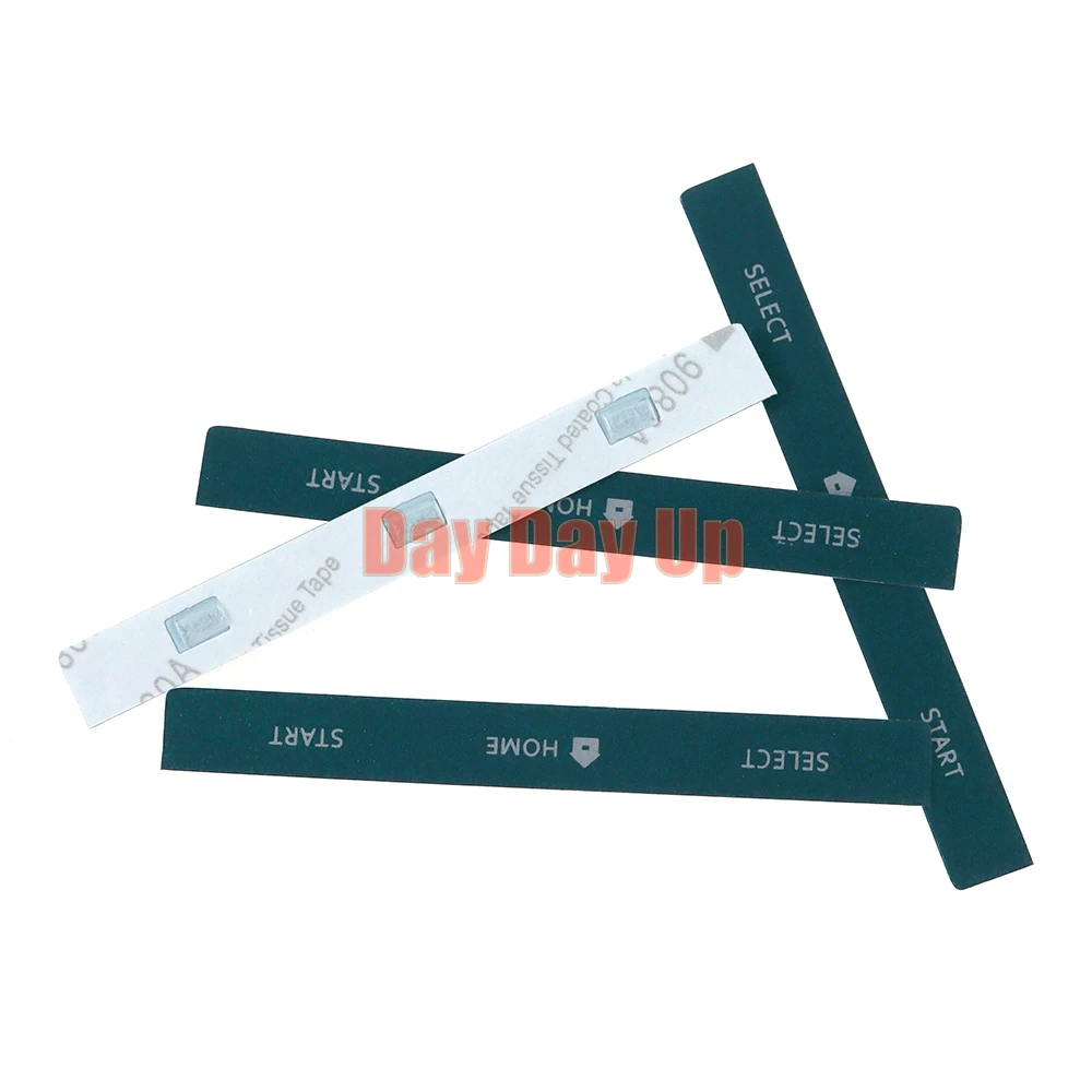 30 قطعة لوحدة التحكم في الألعاب نينتندو 3DS زر ملصق القائمة مفاتيح غمبد اختيار/المنزل/بدء الزر الخلفي ملصق