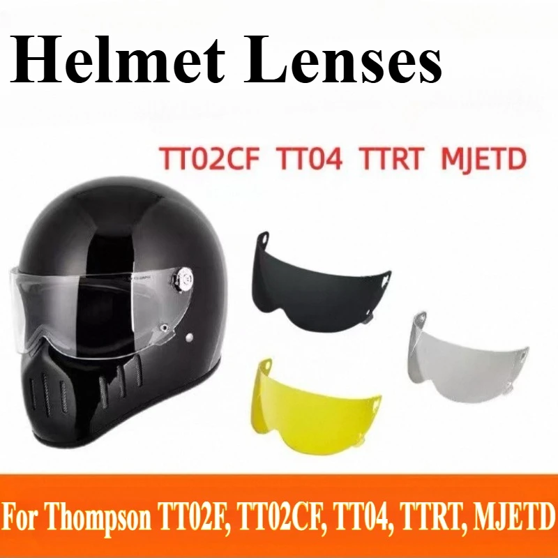 

1PCS Helmet Shield for TT02F,TT02CF,TT04,TTRT,MJETD Motorcycle Helmet Visor UV Protection Casco Motorcycle Helmet Visor