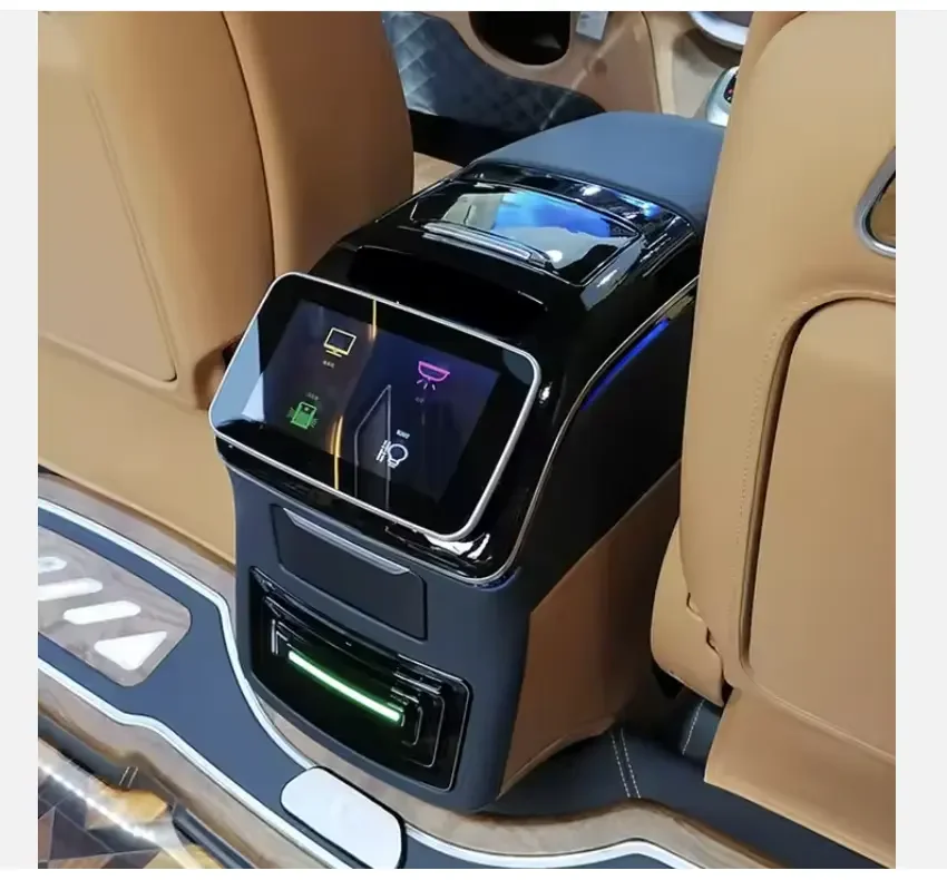 Hot sale Armrest Console Large Storage Armrest Box with and without Fridge For vclass w447 VITO V250 v class