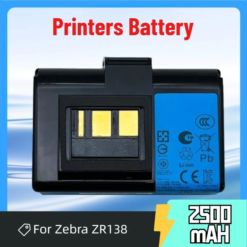 

7.2V 2500mAH P1098850-00 for Zebra ZR138 Series Printers Battery