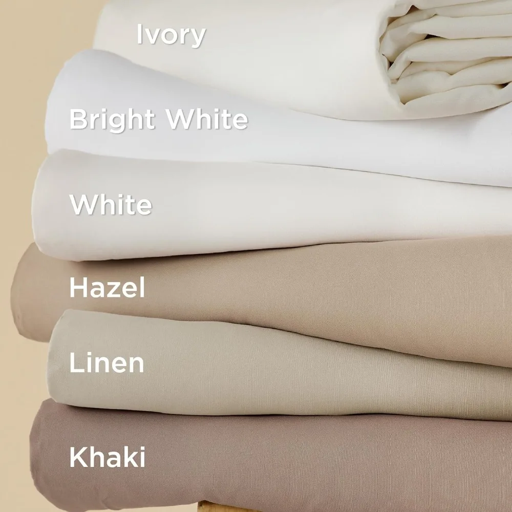 트윈/트윈 XL 이불 커버 세트 - 어린이와 성인을 위한 부드러운 이중 브러시 침구, 지퍼 잠금, 2피스, 1개 포함