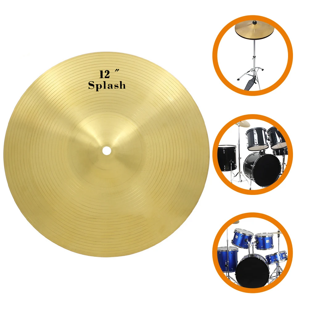 

Cymbals Alloy Drum Brass Pd with Stand Practice Jazz Musical Instrument