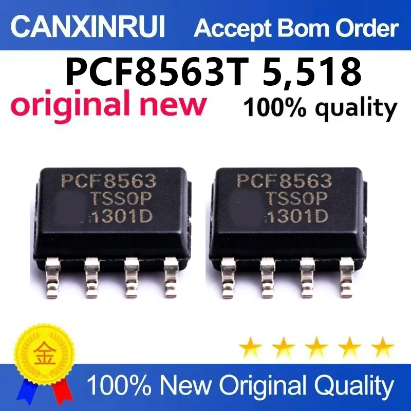 (5pcs-100pcs)Brand new original patch PCF8563T/5518 SOIC-8 chip real-time clock/calendar