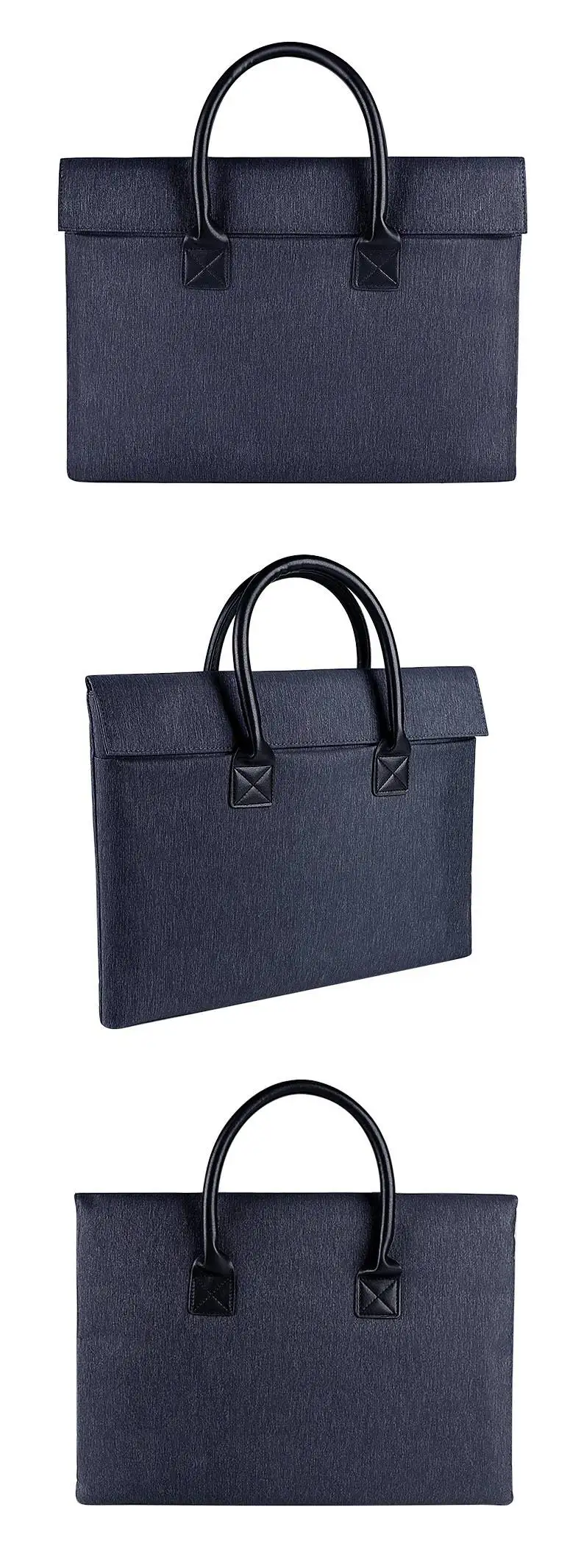 Modische Laptop-Tragetasche 13 15 Zoll Rosa Grau Wasserdichte Nylon-Aktentasche für Frauen im Büro – Detail 16