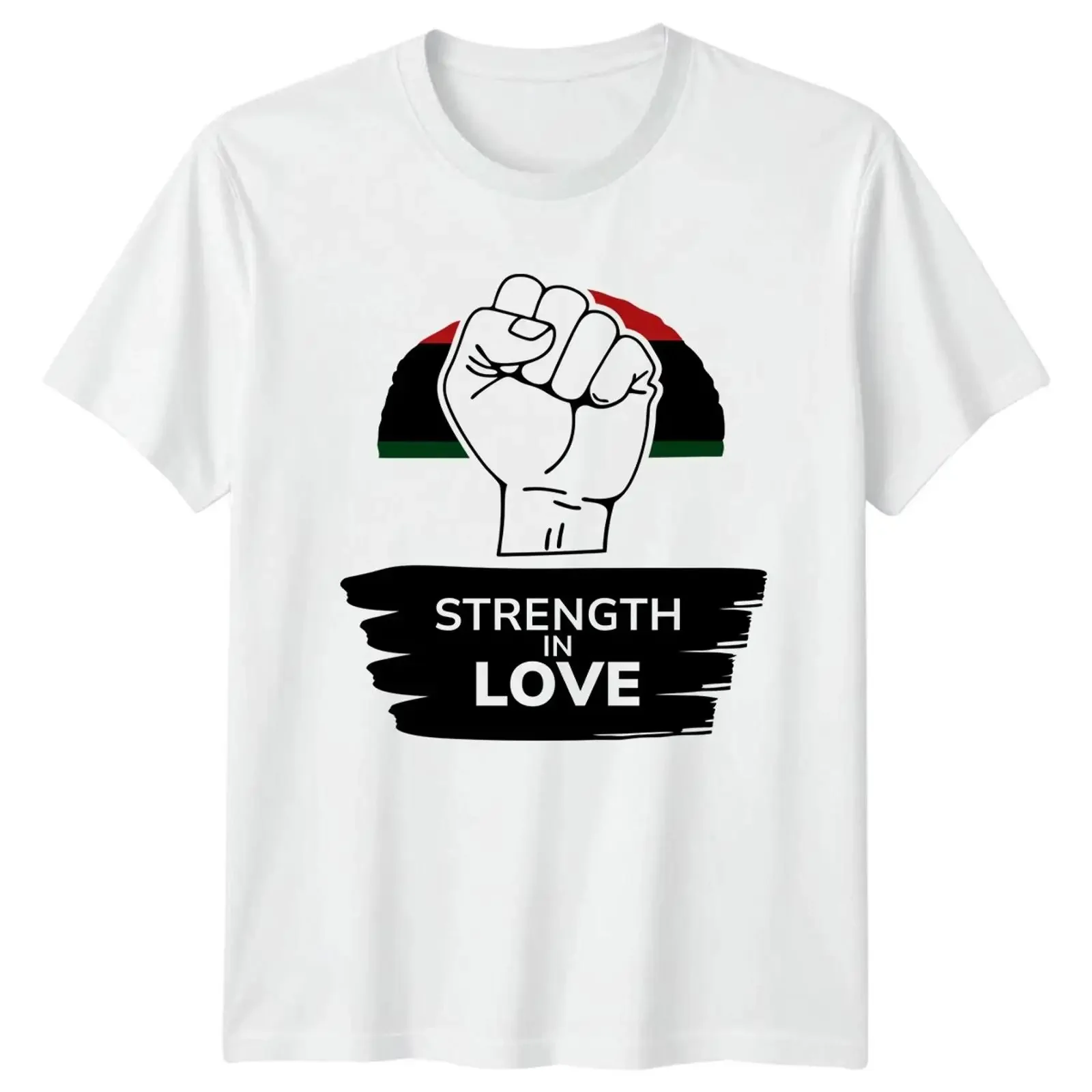 Stärke in der Liebe T Shirt Bürgerrechte Gleichberechtigung Geschenk für Sie und Ihn vintage Washed homme Casual Versatile
