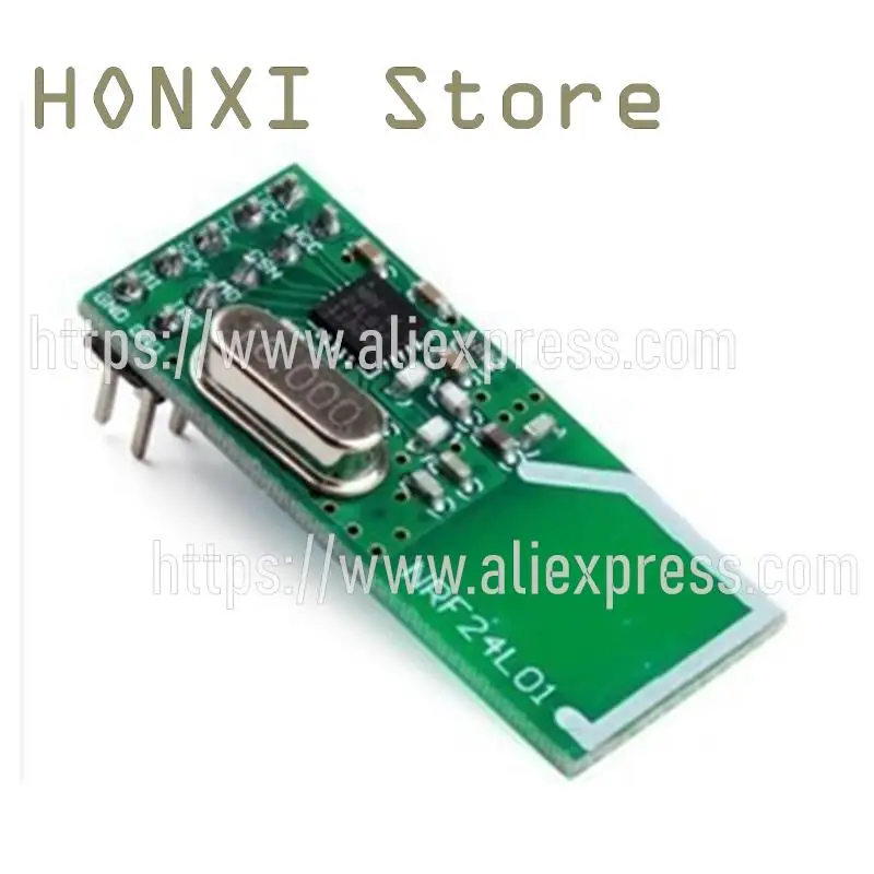 1PCS + power enhanced 2.4 G wireless module NRF24L01 wireless transceiver communication module blackboard, green board