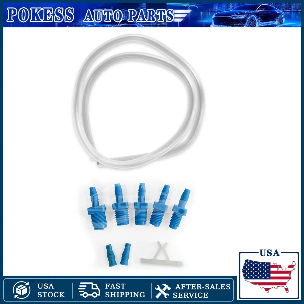 13999 Master Cylinder Bleeder Kit . Hose, Clip, And Sae And Metric Fittings Universal Fit