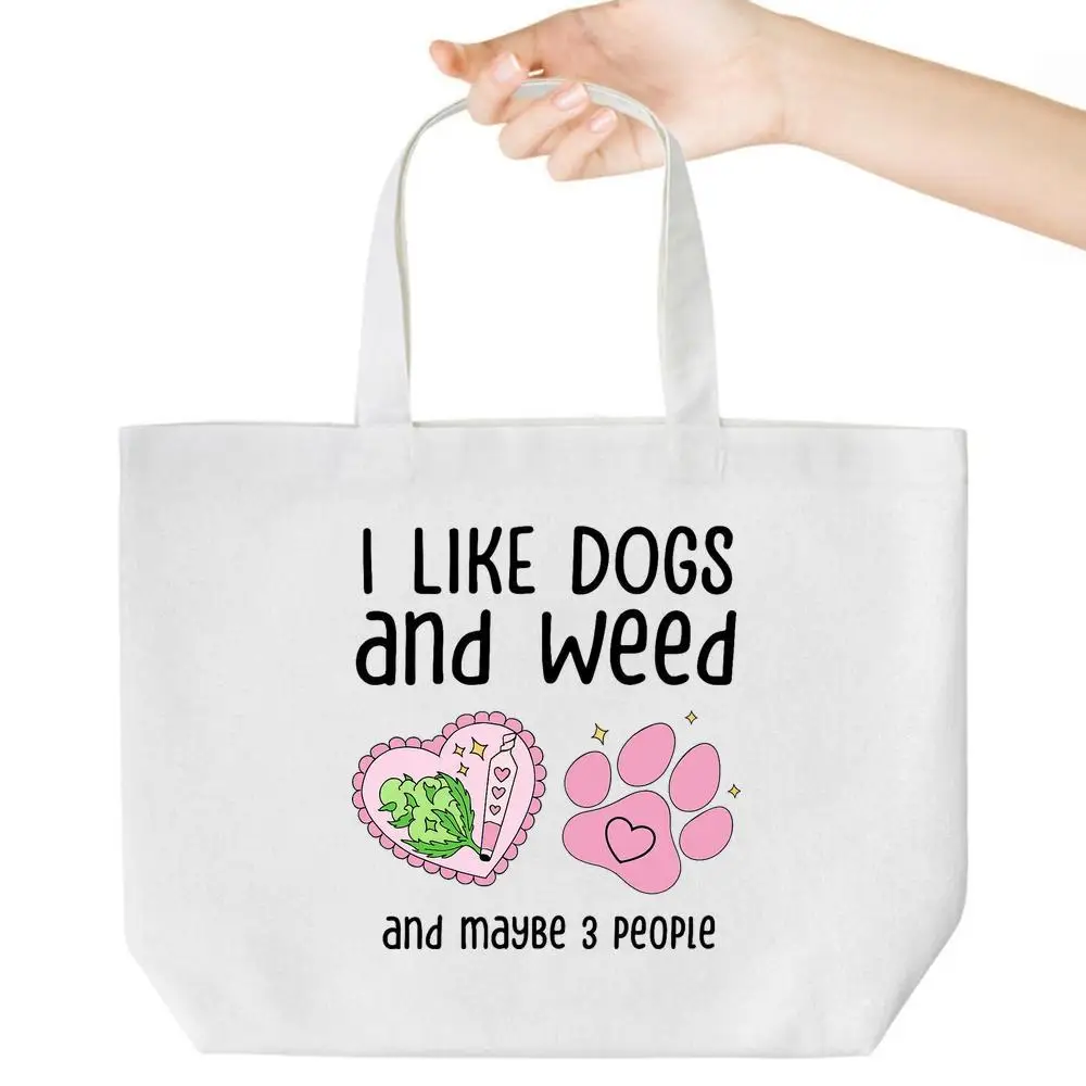 

Сумка-тоут для мамы и собаки. Дизайн зеленого листа и травы на Рождество, дни рождения и помолвку. Идеальный подарок любителю домашних животных.