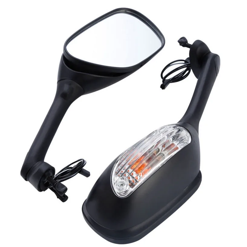 

STLF Motorcycle Rearview Side Mirrors for GSXR 600 750 1000 With Turn Signal Light K5 K6 K7 K8 2005 2006 2007 2008 2009 2010