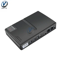DC UPS Uninterruptible Power Supply 5V 9V 12V Optical Modem Monitoring Backup Power Adapter WiFi Router UPS Replaceable Battery