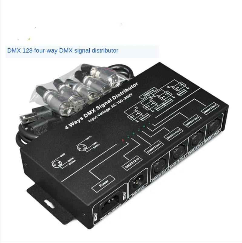 High Power Dmx Led Controller 5CH 10A/CH DMX 512 Decoder Dimmer Driver DC12V-24V MAX 1200W for Led Rgbcw Strip or Light