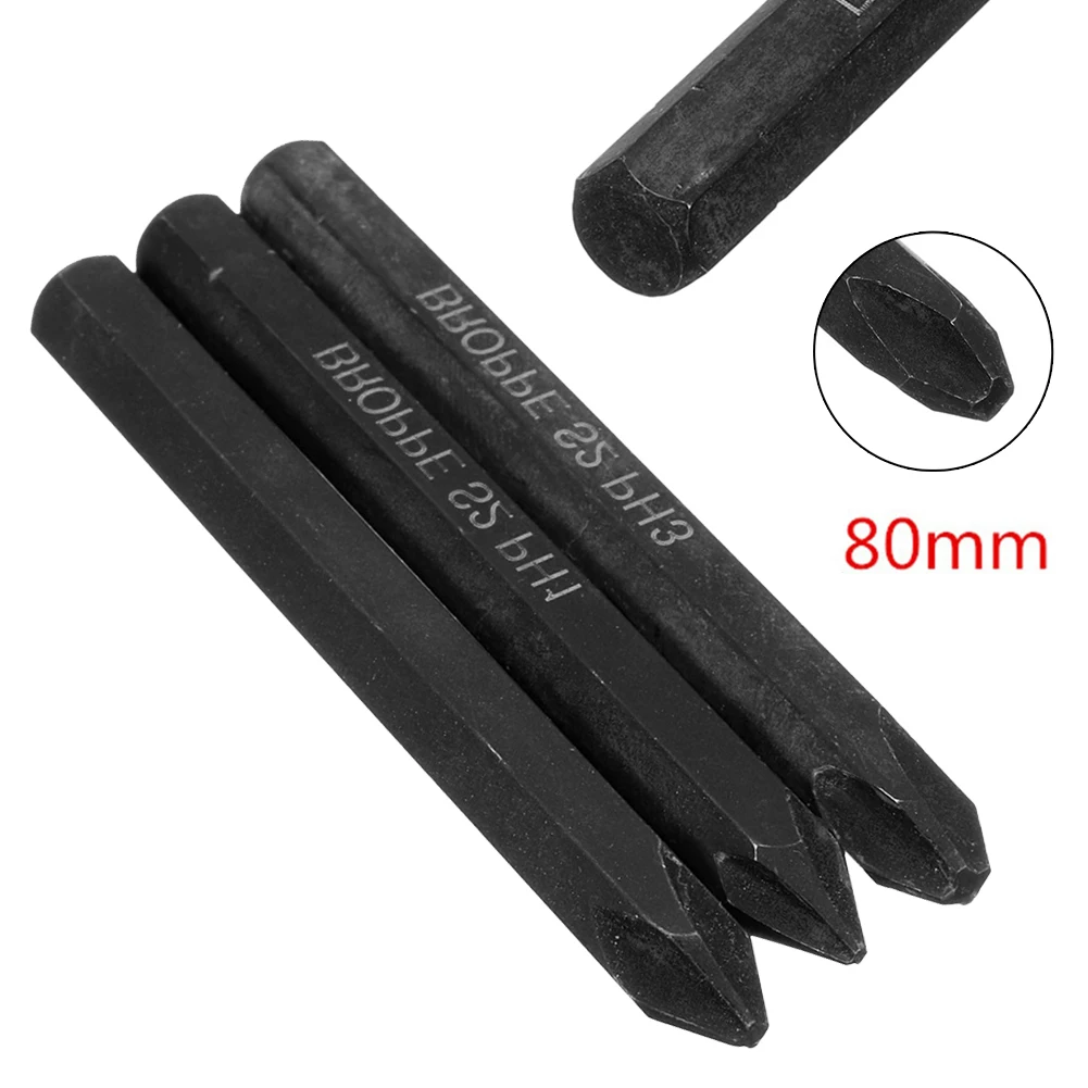 Hand Tool Bit Heads Screwdriver Bits Screwdriver Bits Anti Slip Bits Head Magnetic PH1/PH2/PH3 Set Bits Sets Tools