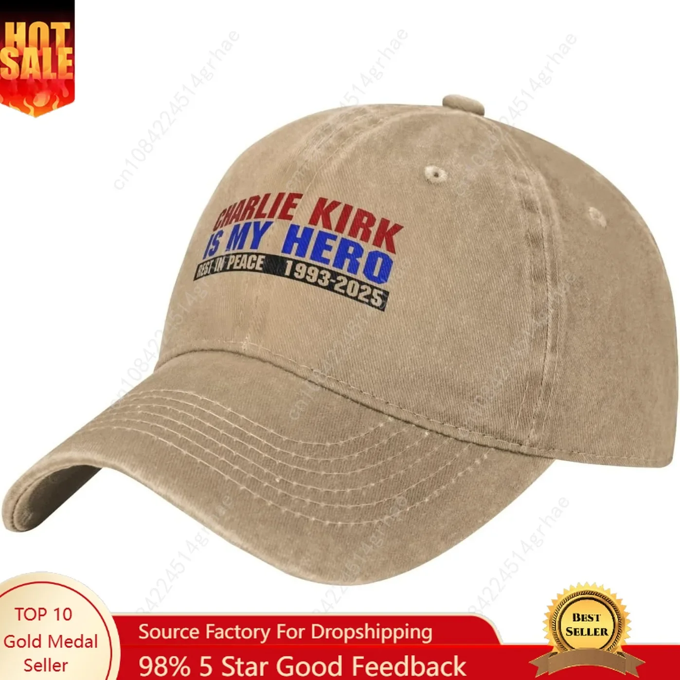 

Charlie Kirk is My Hero Trucker Hat Gifts Baseball Cap