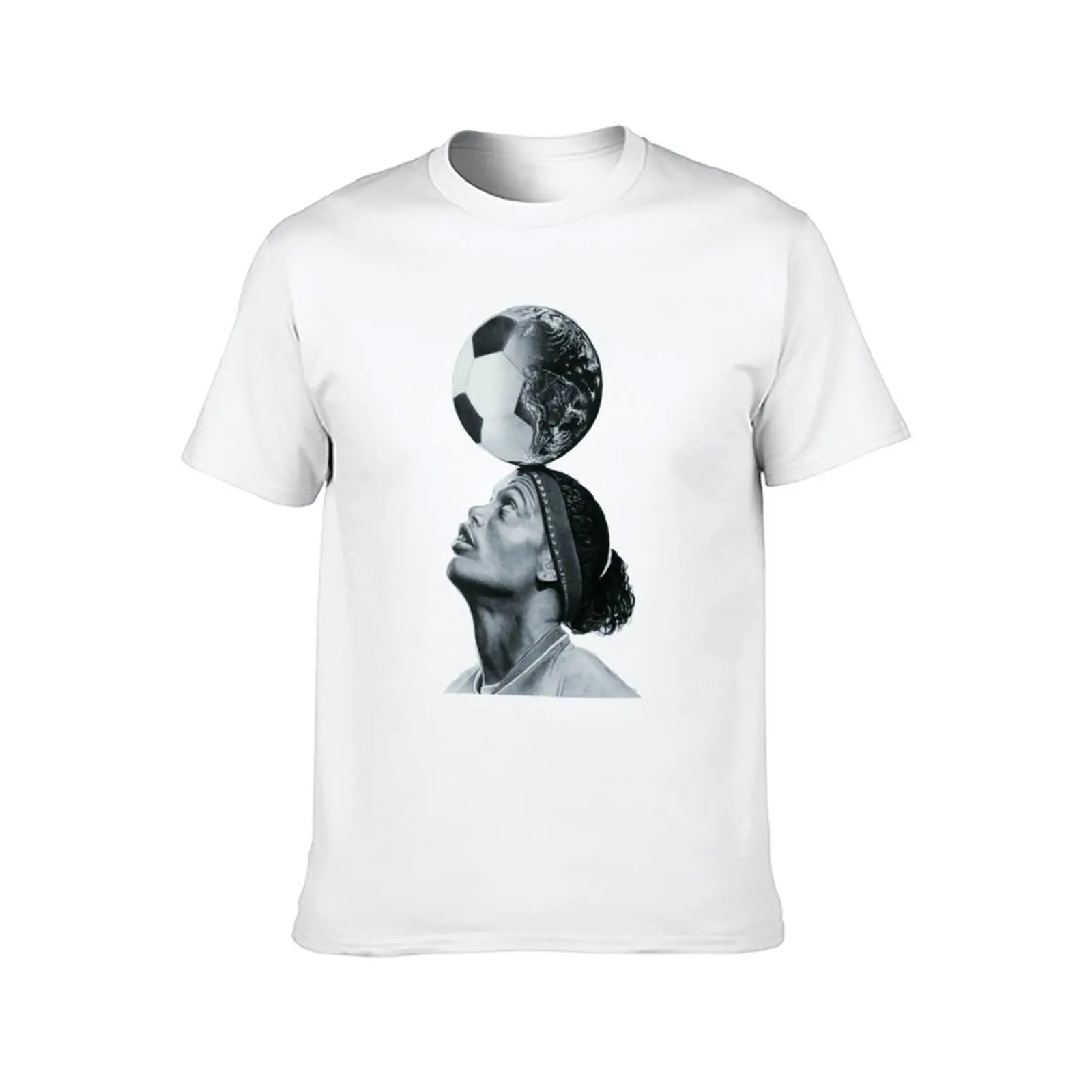 Art Ronaldinho Illustration T-Shirt T-shirts man Clothing shirts graphic fitted t shirts for men