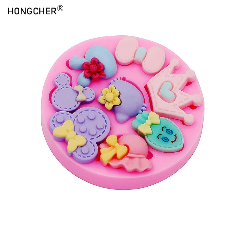 Kronenbogen DIY Harz-Schmuckzubehör Gießform Schokolade Kekse Süßigkeiten Kuchen Dessert Dekoration Silikonformen