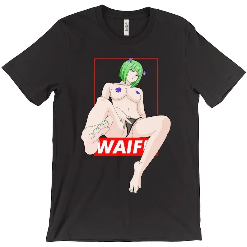 Anime girl Ecchi, Sexy, Lewd, Fetish girl T-Shirts