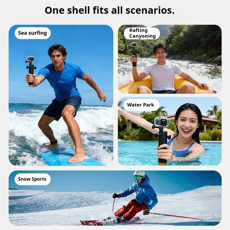 Dive Shell for DJI Osmo Nano Camera Waterproof Case Thumb Sports Camera Diving Protective Case Professional Waterproof 45 M