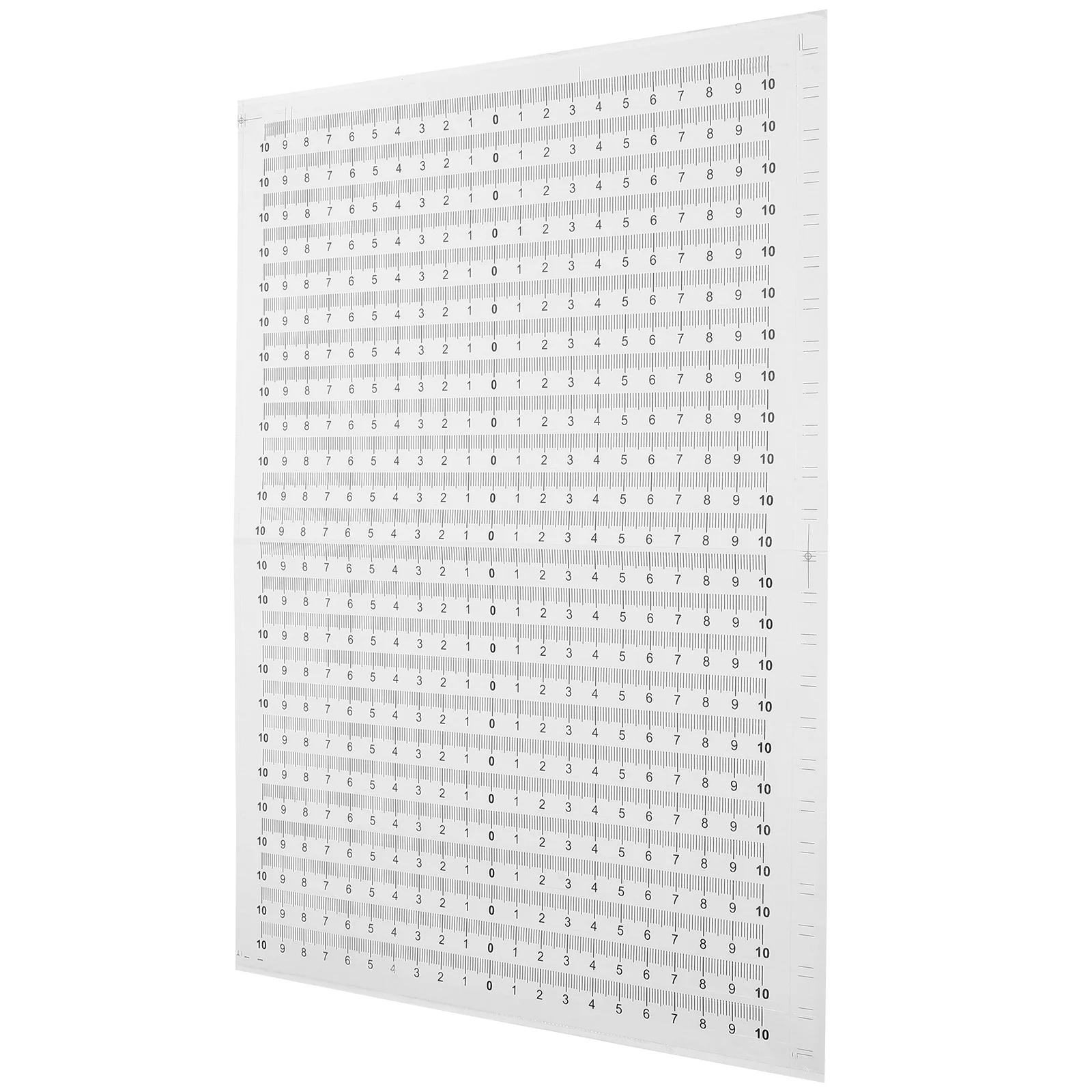 

20Pcs Self-Adhesive Scale Ruler Sticker Waterproof Measuring Tape for Workbench Woodworking Drafting Table Measurement Tool