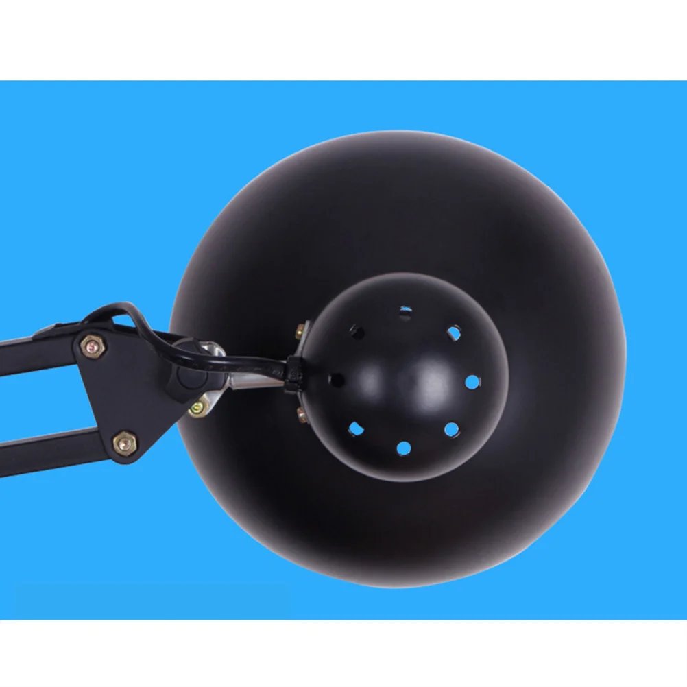 

Black Foldable Clamp Mount Lamp Ballast Swing Arm Matte Finish Office Table Desk Light Arm Clamp Lamp Table Desk Light