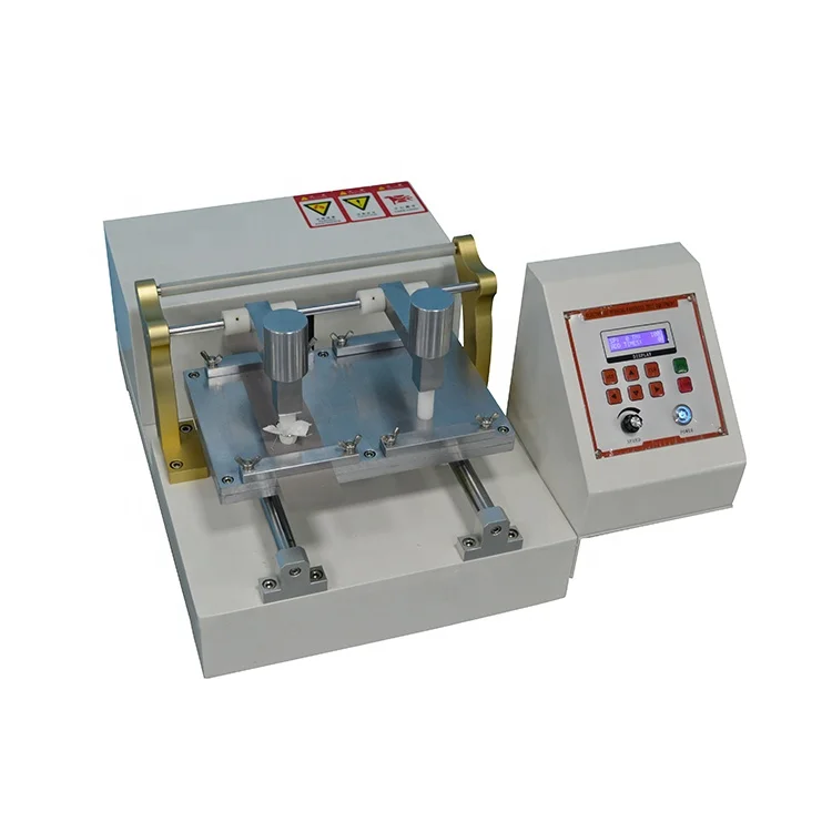 Fabric Friction Color Fastness Tester Leather 2 Head JIS Rubbing Tester Wet and Dry Rubbing Testing Machine