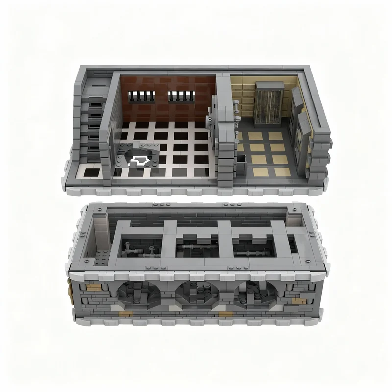 1962pcs MOC City Police Bank Robbery - 