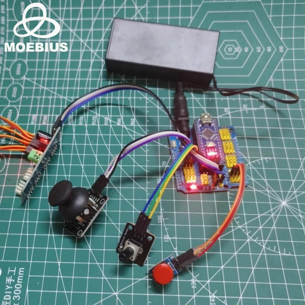 مجموعة ألعاب تجربة العلوم الآلية ، روبوت متنقل ، عيون المحاكاة البيولوجية ، الساق ، برنامج الصبي ، اردوينو