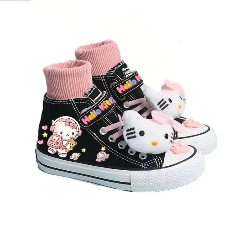 

pochacco hello kitty Tom And Jerry real photo drop shipping Fashion Children's Cartoon kids child skate black causel shoes