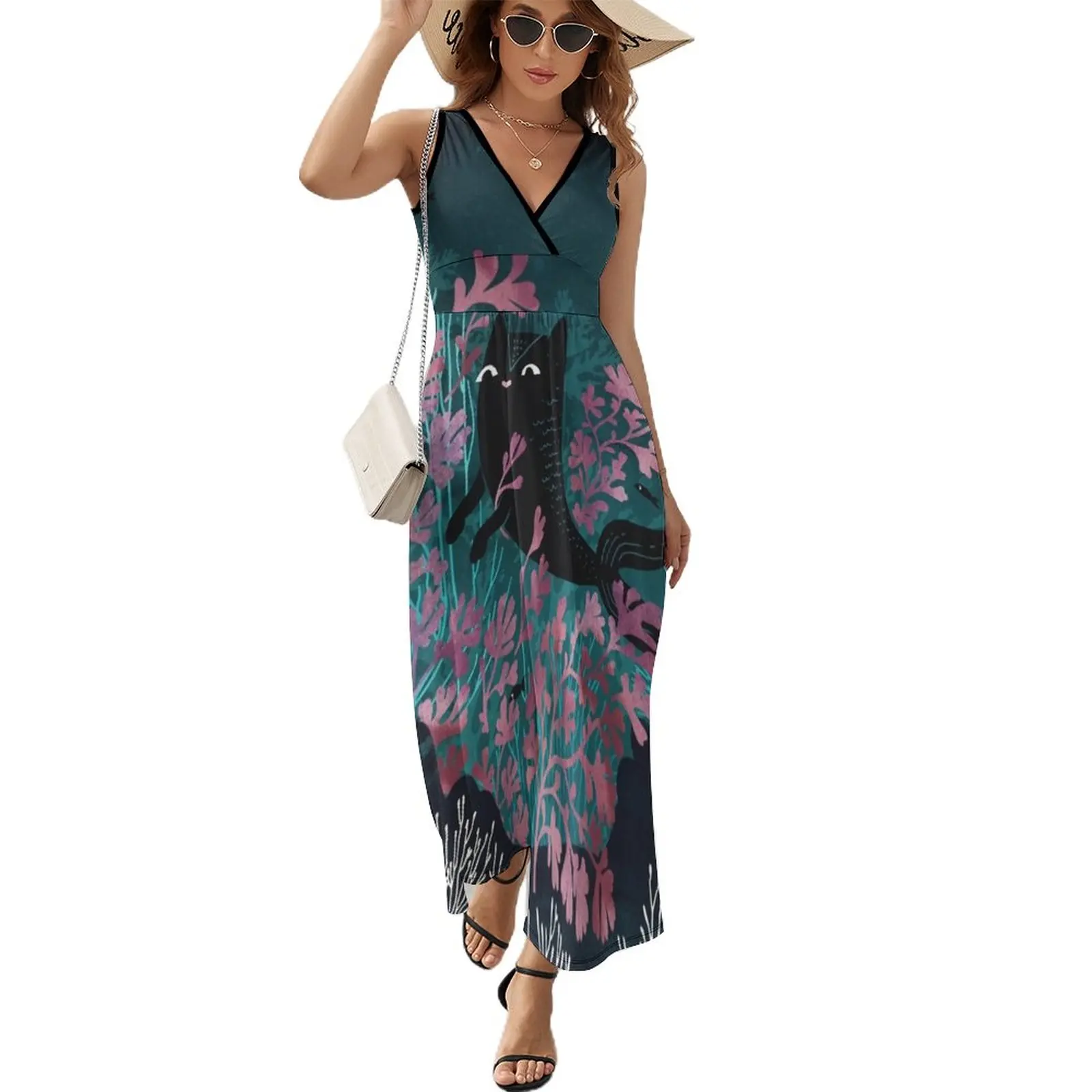 

Undersea Sleeveless Dress women's clothing trend 2023 summer dresses womens 2023